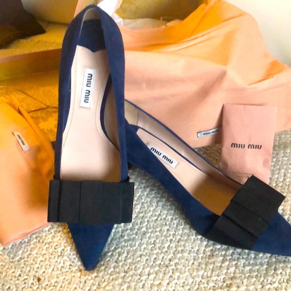 NWT MIU MIU calzature Donna kitten heel!!